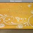 thumbnail image 6 of Ambesonne Orange Place Mats Set of 4, Easter Themed Ornate, Standard Size, Orange Yellow White, 6 of 6