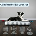 thumbnail image 3 of PETMAKER 36in Water-Resistant Dog Bed with Removable Washable Cover (Gray), 3 of 11