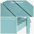 thumbnail image 5 of Sonerlic 2 Pack Outdoor Patio HIPS Adirondack Chair for Yard, Deck and Garden,Lake Blue, 5 of 9