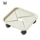 thumbnail image 3 of Pote cuadrado maceta de plataforma de plataforma cubierta interior balcón balcón maceta bonsai platillo colección de agua bandeja suministros blanco 29,5 cm seitruly HA011366-02, 3 of 7