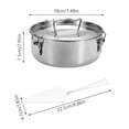 thumbnail image 3 of BotaniNest Stainless Steel Pan Molde Para Compatible Flanera With Instant Send From Local, 3 of 4