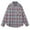 Red 01, variant on Mens Flannel Plaid Shirt Casual Lightweight Jacket Lapel Button Up Shackets Outerwear Fall Spring Clothes (XL, Red 02)