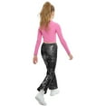 thumbnail image 3 of LOLANTA Girls Sequin Flare Pants Sparkle Bell Bottoms Kids Elastic Waist Glitter Disco Dance Trousers, 3 of 8