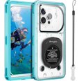 thumbnail image 1 of Beasyjoy Waterproof Phone Case, Underwater Phone Case for Snorkeling, Universal IPX8 Diving Bag with Lanyard for iPhone, Samsung, Google Mo, 1 of 4