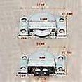 thumbnail image 2 of 2 pares de rodillos para puertas corredizas de armario de acero inoxidable 338, 2 of 4