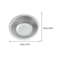 thumbnail image 2 of AURARMLET 24Pcs Silver Stainless Mixing Palette for Paints, 2 of 8