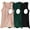 Khaki,green,black, variant on PARNIXS Summer Women's Maternity Nursing Tank Top Sleeveless Comfy Breastfeeding Clothes(3-Pcs),S