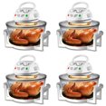 thumbnail image 1 of NutriChef Halogène 13 Quart Four Friteuse à Air Chaud/cuiseur à Convection Infrarouge (4 Paquets), 1 of 7