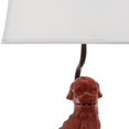 thumbnail image 4 of SAFAVIEH Foo Dog 28.5 in. H Solid Table Lamp, Red, Set of 2, 4 of 5