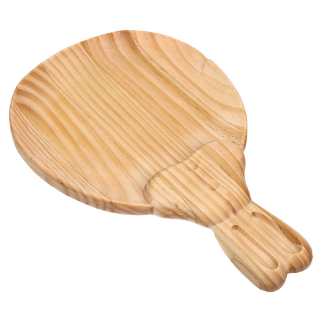 Mobutofu Rabbit Shaped Platter Wood Material Food Presentation 1Pcs Home Users Graduation