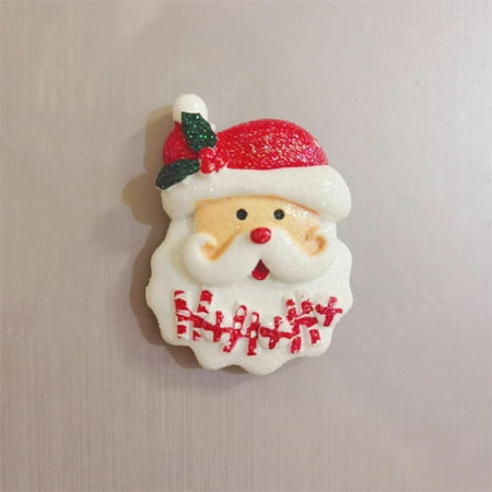 

HAOMONZEN Warehouse Sale Clearance Christmas Decorations Christmas Refrigerator Magnets Holiday Magnets for Locker Fridge 3D Refrigerator Sticker Santa Style for Mantle Home Xmas Wood Party Supplies