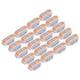 thumbnail image 4 of 20 conectores de cable con tuerca de palanca, empalme rápido y compacto, para conductores, bloque de terminales a presión 223-2P, 4 of 12