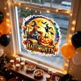 thumbnail image 4 of Orangide Halloween Window Clings, Scarecrow Pumpkin Decals Removable for Glass Door Wall Home Party Decorations, 4 of 7