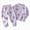 V297-Purple, variant on boobe Baby 2 Piece For Kids Ultra Soft Comfy Wicking Gentle Skin Kids Loungewear Toddler Baby Nightgown Top Pants 9-12 Months