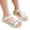 White, variant on lnmuld Toddler & Kids Girls Summer Casual Sandals with Soft Sole, Breathable & Lightweight for Outdoor Activities Color:White,Size:5.5-6 Years