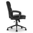thumbnail image 2 of Click365 Transform 2.0 Ergonomic Mid Back Desk Chair Bonded Leather Black, 2 of 14