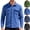 Navy, variant on Men's Polar Fleece Shirt Jacket Long Sleeve Casual Winter Warm Button Down Shirts Shacket with Flap Pockets Dark Blue