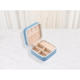 thumbnail image 6 of Unique Bargains Portable Velvet Jewelry Storage Box Blue, 6 of 7