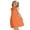 D10;Saffron, variant on YOUYEDIAN Plus Size Spring Girls Dresses Size 10-12 Plain Ruffle Sleeve Sun Dresses Crew Neck Midi Dress 2025 Summer Casual Dresses Beach Dresses,Light Brown 7-8 Years
