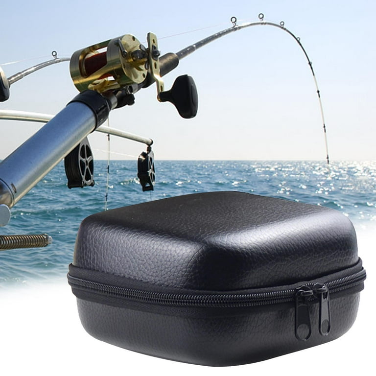 Fishing Reel Storage Bag Fishing Reel Protective Case, Line Hook Gear  Carrying Case Lightweight Fishing Tackle Bags for Raft Reels M