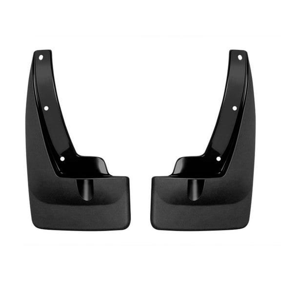 WeatherTech Custom No Drill Splash Guard MudFlaps compatible with 2017-2021 Kia Sportage, Rear Pair - Black