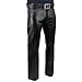 thumbnail image 3 of Milwaukee Leather | Classic Fit 5 Pocket Leather Pants for Men - Premium Leather Motorcycle Riding Pants - LKM5790-34, 3 of 4