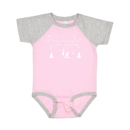 

Inktastic Mommy Will You Marry My Daddy Gift Baby Boy or Baby Girl Bodysuit