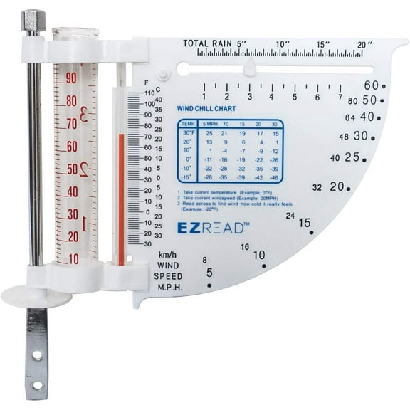 Headwind Consumer Products 840-0052 5-in-1 Weather Station, White