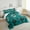 Dark Cyan, variant on Erosebridal Western Aztec Bedding Sets Toddler with Comforter, Retro Hippie Duvet Insert, Kids Adults, Reversible