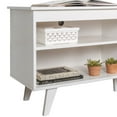 thumbnail image 5 of Madesa Modern Entertainment Center, TV Unit, Console Table, TV Stand for TVs up to 55" with Wire Management and Storage Shelves (White), 5 of 8