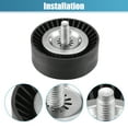 thumbnail image 4 of Unique Bargains Drive Belt Tensioner Assembly Accessory Idler Pulley No.4891596AB/1341A005 for Jeep Compass 2007-2010, 4 of 7