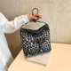 thumbnail image 5 of Bolso de hombro minimalista con estampado de leopardo de moda de gran venta para mujer 2024 Nuevo bolso de mano con personalidad de moda para mujer con cremallera de hilo, 5 of 5