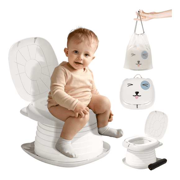 Asiento Entrenador Infantil Plegable Portátil Xtellar Verde/gris