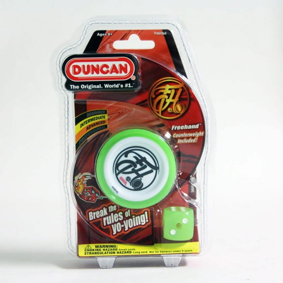 Duncan Freehand Yo-Yo with Counter Weight - Green/White