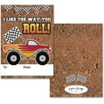 thumbnail image 3 of Paper Frenzy Monster Truck Themed Valentines - 25 pack WITH ENVELOPES, 3 of 6