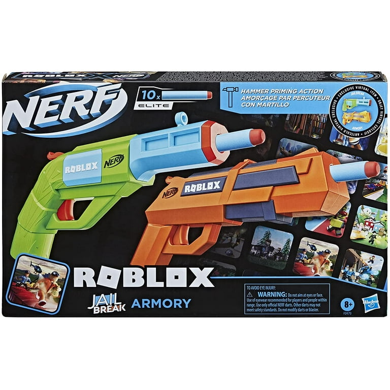 NERF Roblox Jailbreak Armory 2-Pack Blasters 