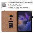 thumbnail image 6 of Allytech Case for Samsung Galaxy Tab A8 10.5 Cover 2022 (SM-X200/SM-X205/SM-X207), PU Leather Multi-Angle Viewing Folding Stand Auto Sleep Wake Card Slots Wallet Case for Galaxy Tab A8 2022, Blue, 6 of 6