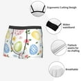 thumbnail image 5 of Kdxio Men's Boxer Briefs with Easter Egg3 Print - Comfortable and Breathable Underwear for Everyday Wear, 5 of 7