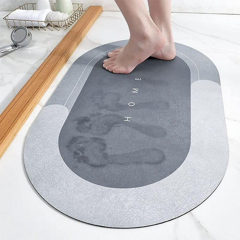 Super Water Absorbent Bathroom Carpet Bath Mat Non-slip Quick Drying Floor  Mat