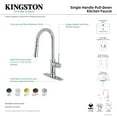 thumbnail image 4 of Gourmetier LS2723NYL New York Single-Handle Pull-Down Kitchen Faucet, Brushed Brass, 4 of 4