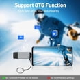 thumbnail image 2 of SD Card Reader USB C, High-Speed Dual Slot Memory Card Reader, USB 3.0 to Micro SD Card Adapter for SD/MicroSD/SDHC/SDXC/MMC, Compatible with iPhone 16, MacBook Pro/Air, iPad Pro, Galaxy, 2 of 7