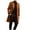 Yellow, variant on Ahdbta Mens Peacoats Double Breasted Notch Lapel Coats Fuzzy Patchwork Winter Warm Thicken Long Sleeve Coats with Pockets