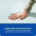 thumbnail image 5 of Sealy Dreamlife 3"Gel Memory Foam Mattress Topper with Cooling Cover, Twin, Adult, 5 of 13