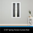 thumbnail image 7 of (2 pack) Mainstays 7/16" Adjustable Spring Tension Curtain Rod, 18-28", Chrome, 7 of 7
