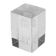 thumbnail image 2 of Presse-papier Cristal 3D, Centre de Table Gravé Cristal 3D Polyvalent pour Bureau, 2 of 7