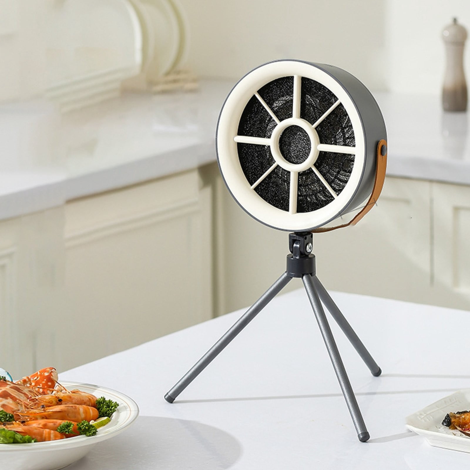 Cookware Set Clearance! Purifier Purifier Fan Portable Range Hood Kitchen 3 Speed Desktop Compact Range Hood with 2 Pcs Filter Cotton Purifier Fan for Indoor Rvs