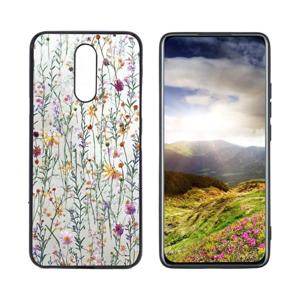 Wild-Flowers-391 Phone Case, Degined for LG Xpression Plus 2 Case Men Women, Flexible Silicone Shockproof Case for LG Xpression Plus 2