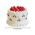 thumbnail image 7 of Jiibva Artificial Cake Model 6 inch Realistic Fake Birthday Cake DIY Cake Models Simulation Dessert Photography Props for Bakery Shop Home Decor, 7 of 7