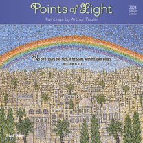 Points of Light | 2024 12x24" (Hanging) Wall Calendar | Brush Dance