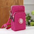 thumbnail image 1 of Woman‘s Cell Phone Bag with Large Capacity Wrist Strap Prints Design for Outdoor School Office Commute, 1 of 2